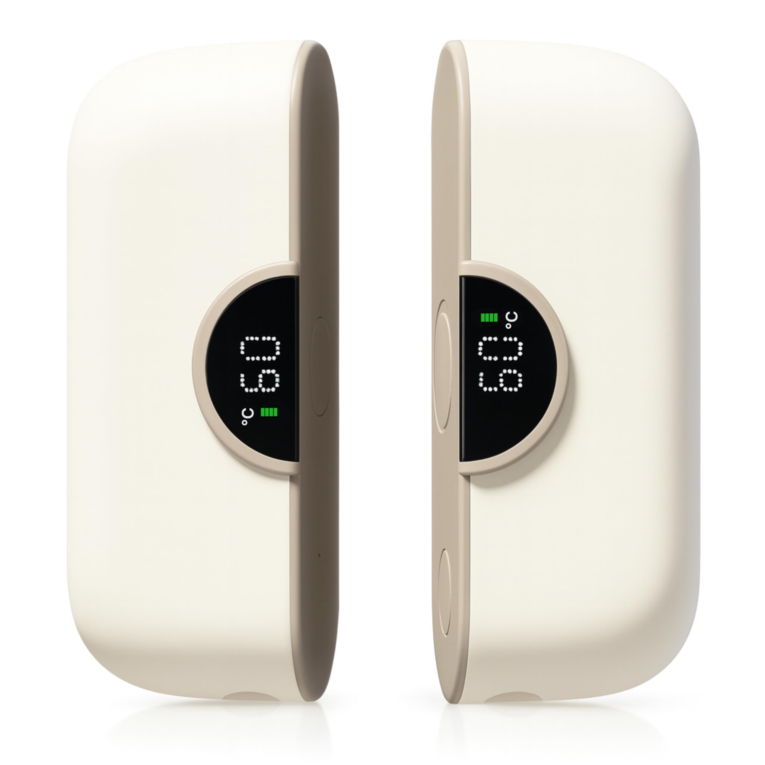 Calentador de mano recargable de 6000 mAh, pantalla LED, 4 niveles de calor, diseño compacto y elegante, USB-C, calentador rápido, ideal para viajes, invierno y regalo - AERYNO