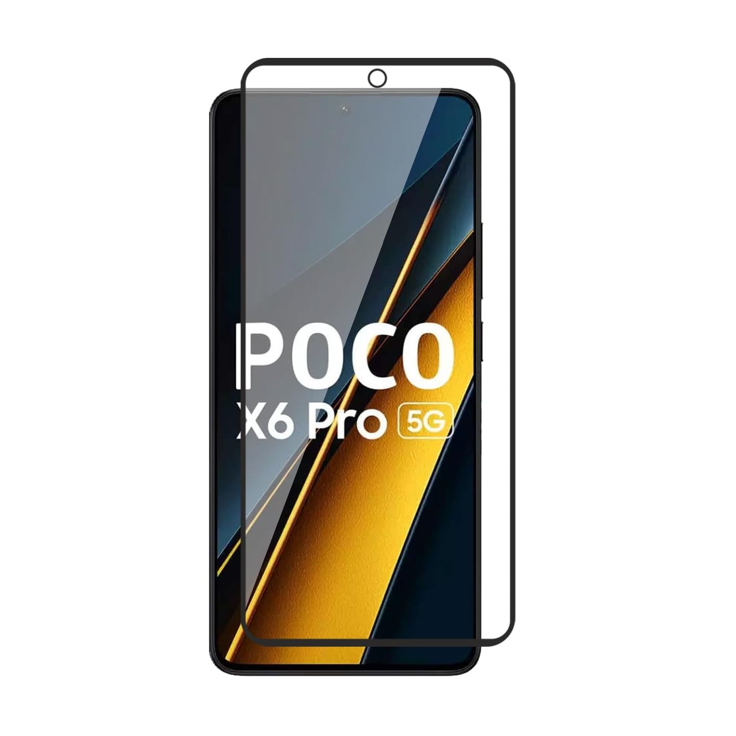 Dashmesh Shopping Tempered glass For Poco X6 Pro 5G Screen Protector with Full Edge Protection -Black (B0D4R3RG9Y) Amazon Price History, Amazon Price Tracker