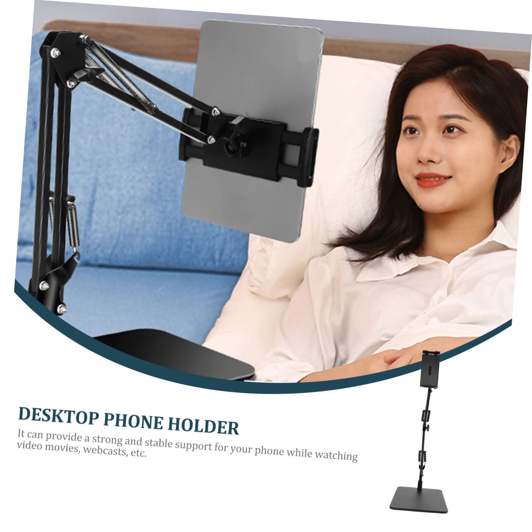 Homoyoyo Soporte telescópico para teléfono móvil celúla Soporte de teléfono de Escritorio Soporte para Celular Soporte de teléfono móvil de Escritorio Soporte de teléfono Ajustable Plegable