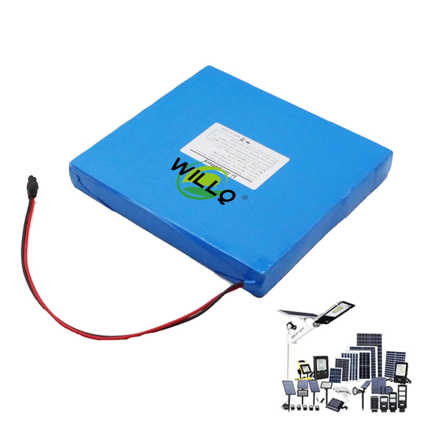 Batería de Litio para farola Solar, 12,8 V, 20 Ah, LiFePO4, fotovoltaica, para luz LED/Caja de luz publicitaria, baterías de Repuesto de 12 V.
