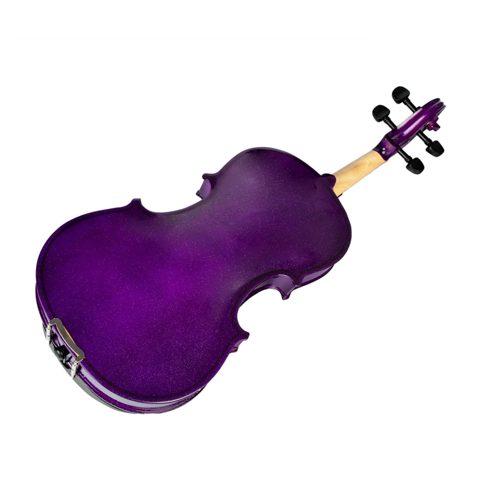 Violines 4/4 Violín Púrpura Estudiante Violín Arco Puente Caso para Estudiante Principiante