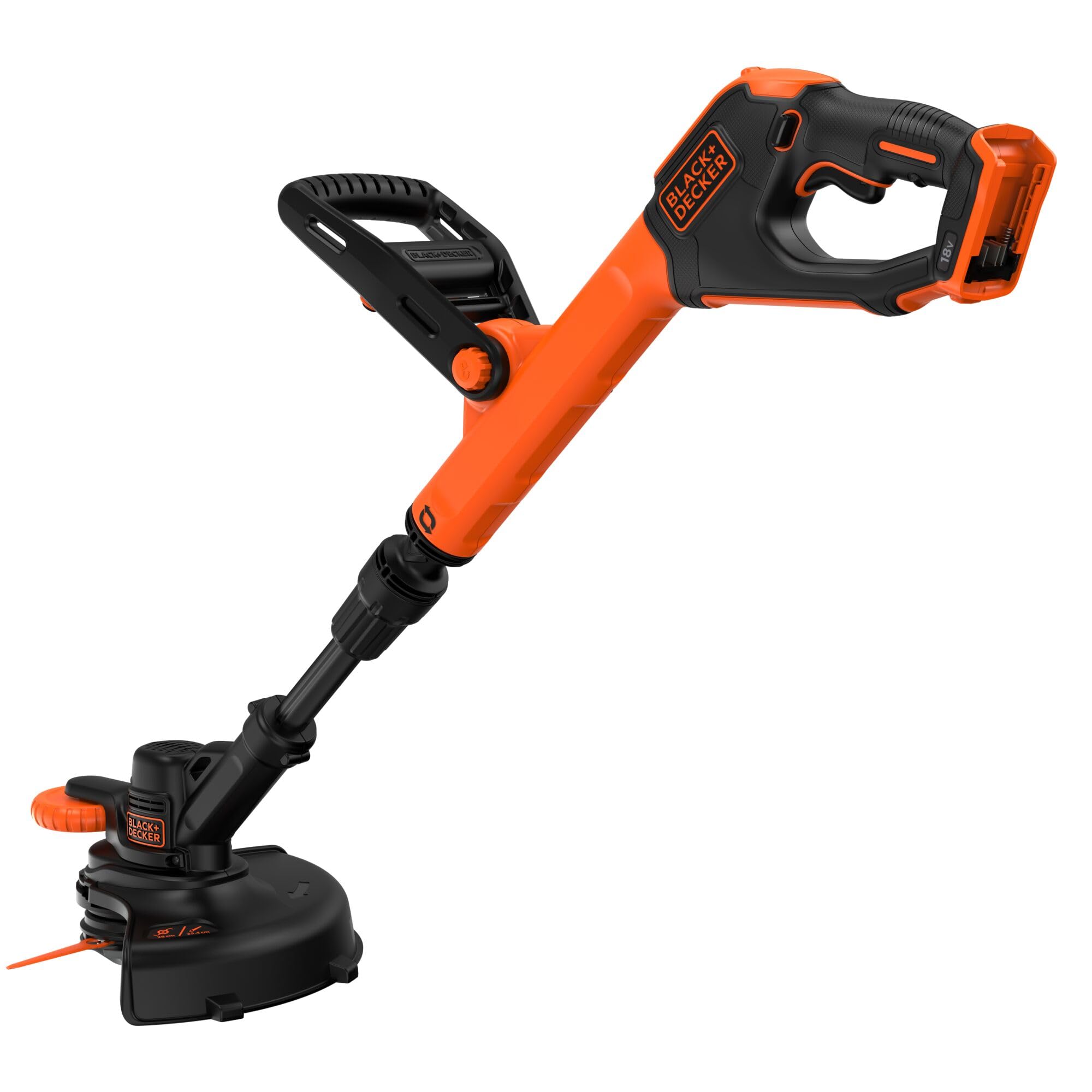BLACK+DECKER Coupe-Bordures 18 V avec Lame en Résine, BCSTR918B-XJ
