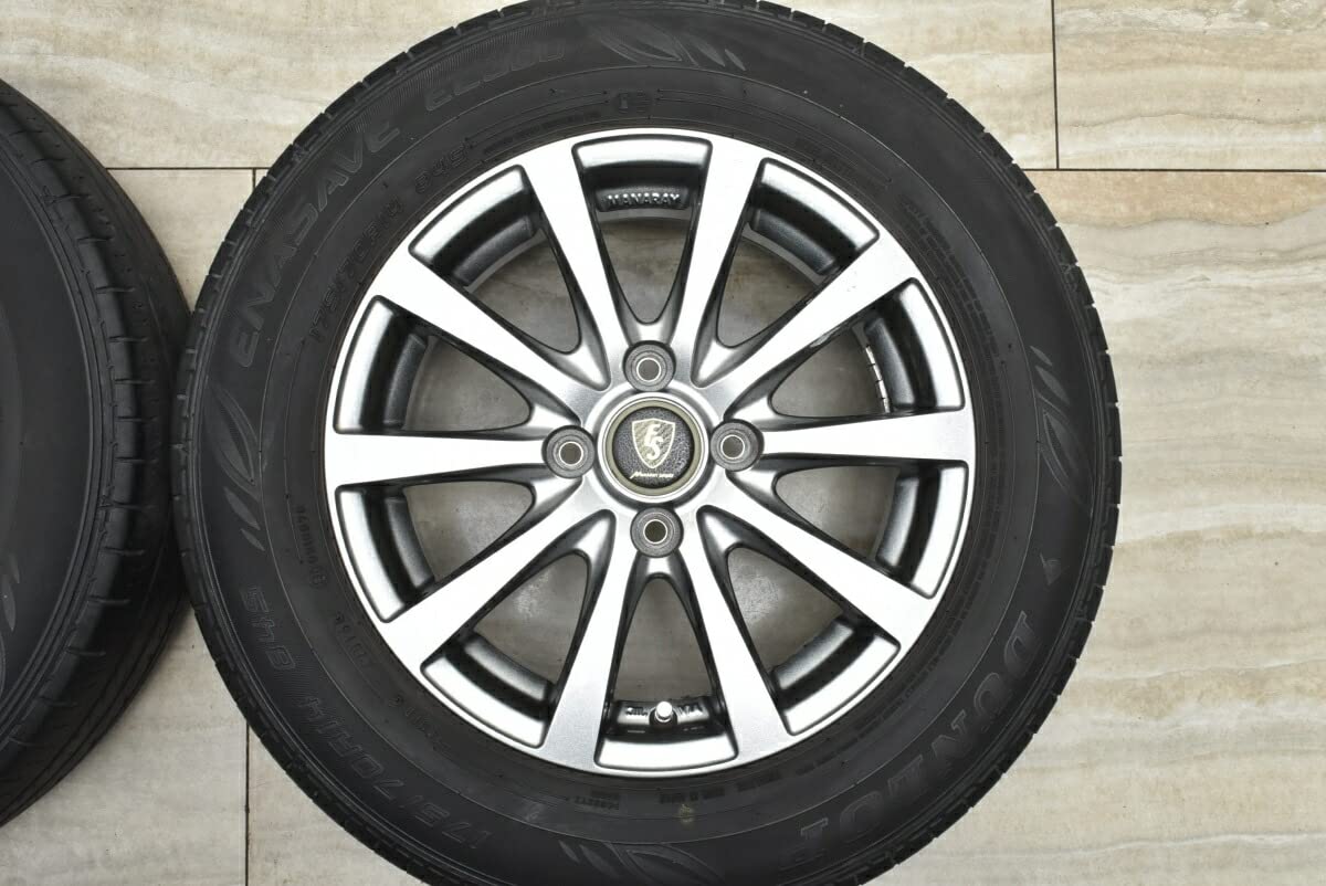 Amazon | 中古 タイヤホイール 4本セット 14インチ 4.5J +45 175/70R14  