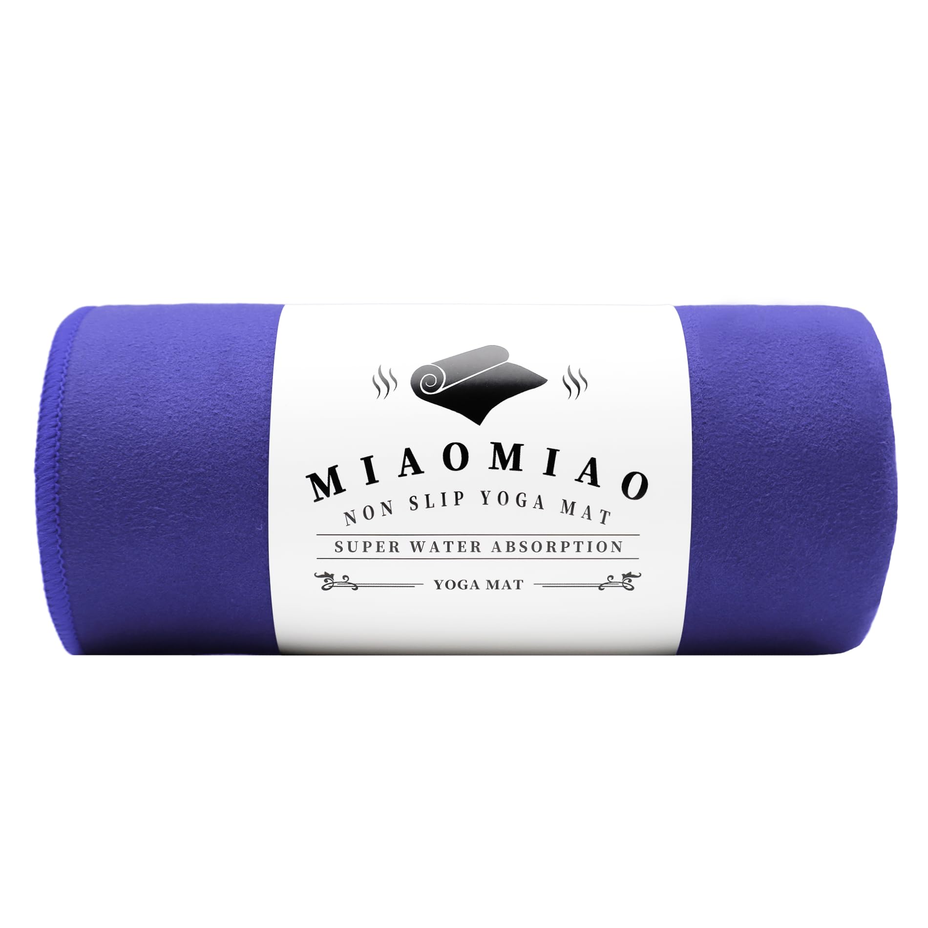 MIAOMIAO Juego de toallas de yoga antideslizantes y calientes, microfibra súper absorbente, 62.2 x 183.8 cm, diseño antideslizante y sin lesiones para pilates, esterillas de yoga, ejercicio y equipo