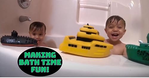 Miniatura 8 de ITTY Bitty Boats - Juguete educativo de baño para niños de 1 a 5 años, juguete de baño para niños de 1 a 5 años, juguete de piscina para niños