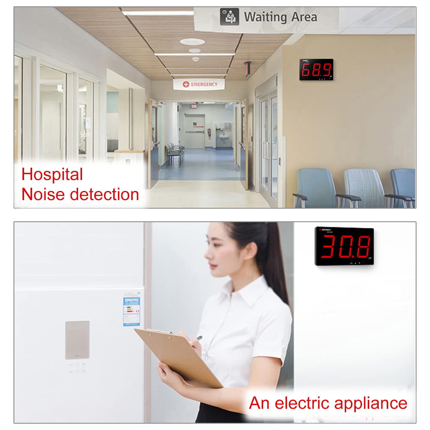 Decibel Measuring Device 30 dB 130 dB Sound Level Meter