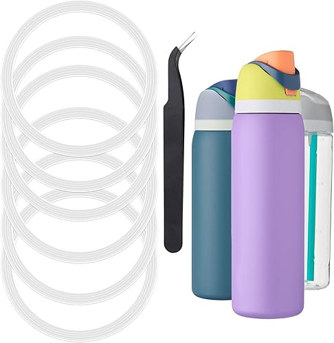 FWUNYVN 7 juntas de repuesto para botella de agua Owala FreeSip, anillos de sellado de tapa de silicona, juntas de sello de repuesto, accesorios de disponible en Yaxa Guatemala