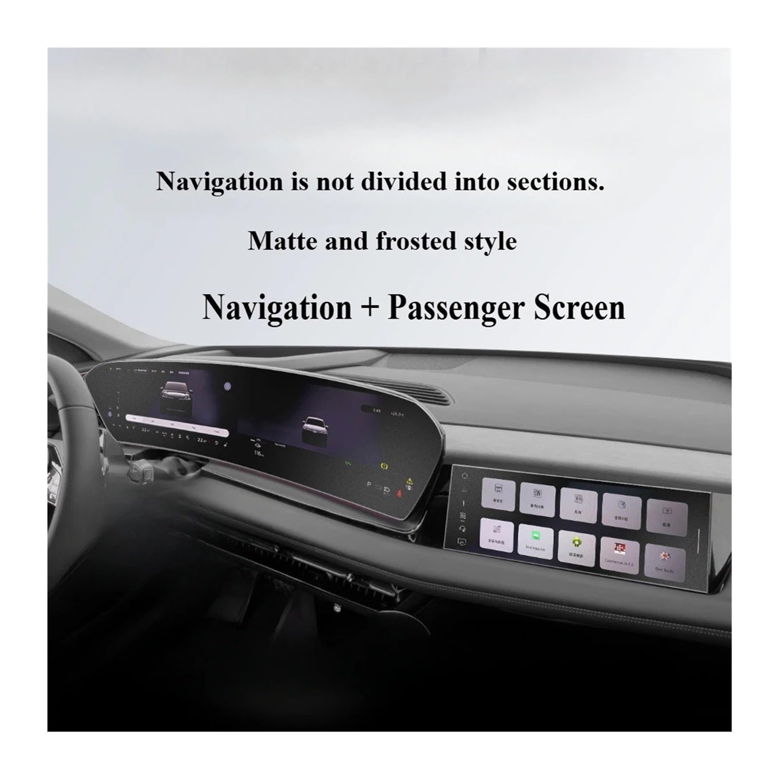 Protector de Pantalla para el Sistema de navegación GPS del Audi Q6 E-Tron 2025-2026, Fabricado en Cristal Templado. Protector de Pantalla táctil para el Centro Multimedia.
