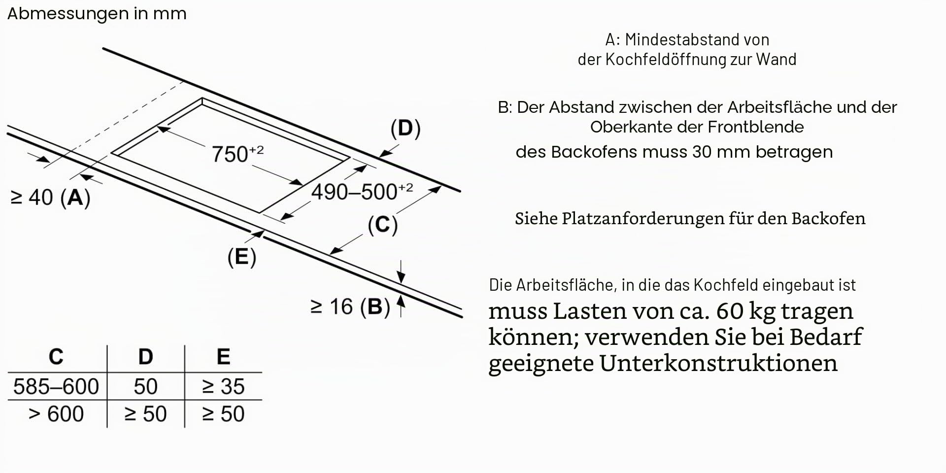 Bosch PIV831HB1E Serie 6, Einbau-Induktionskochfeld 80 cm, Schwarz