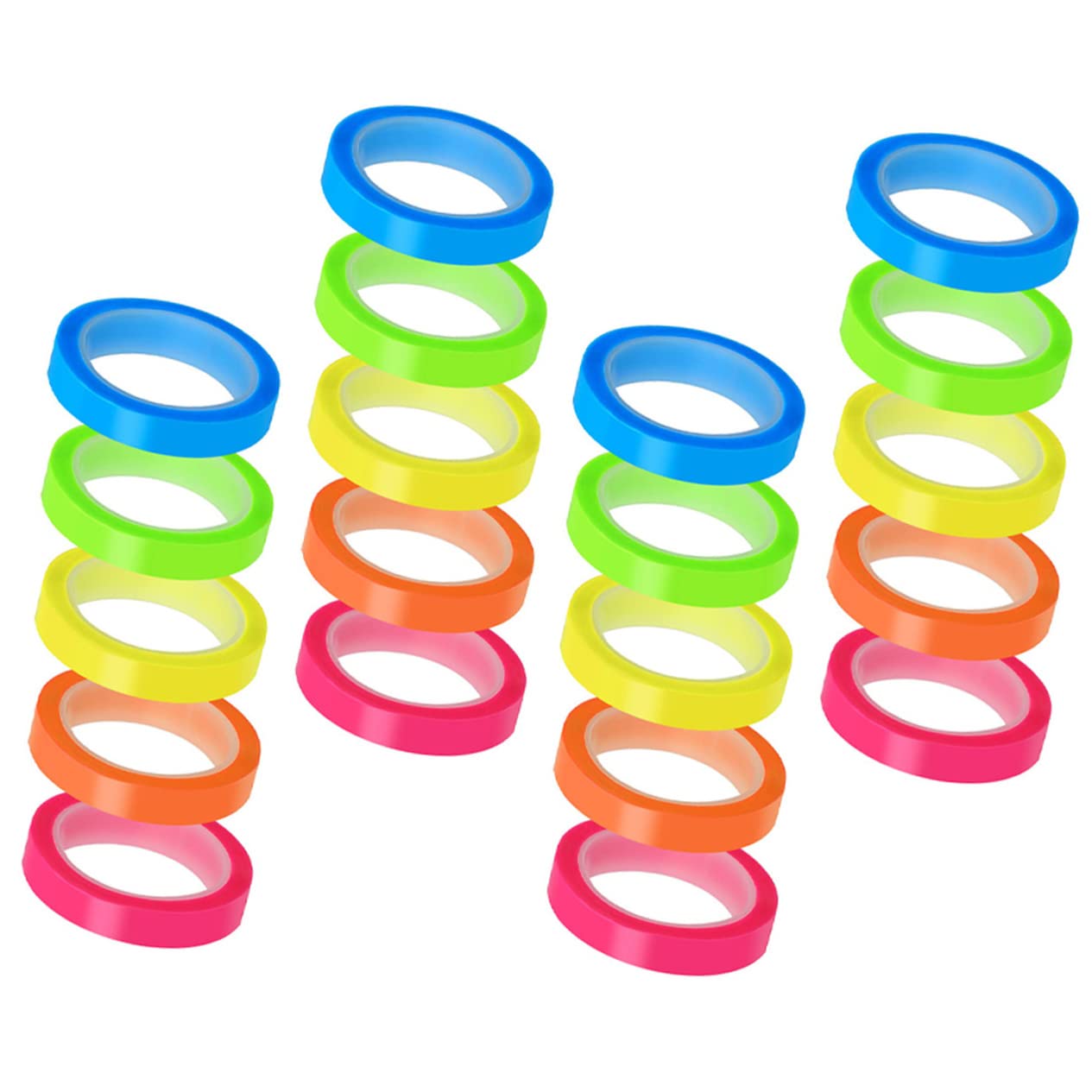 STOBOK Lot De 5 Onglets Autocollants Pour Livres Pour Lécole Et Le Bureau 20 Rouleaux X 5