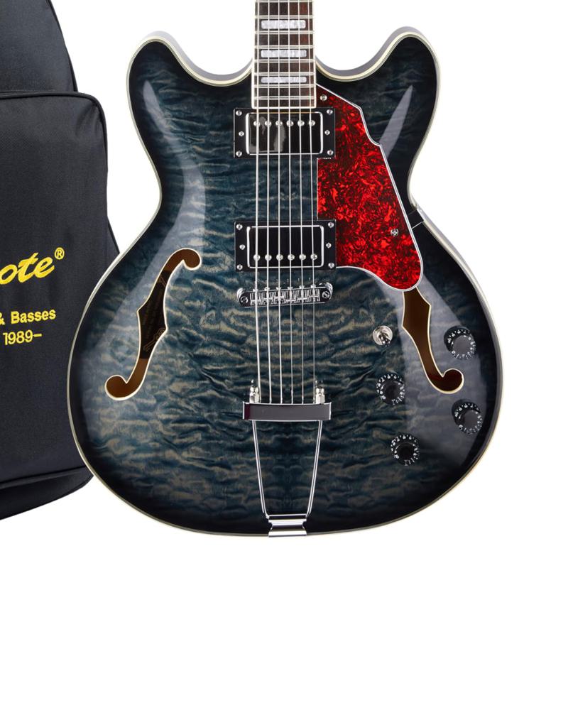 Amazon.com: GROTE Jazz Electric Guitar Semi-Hollow Body Trapeze
