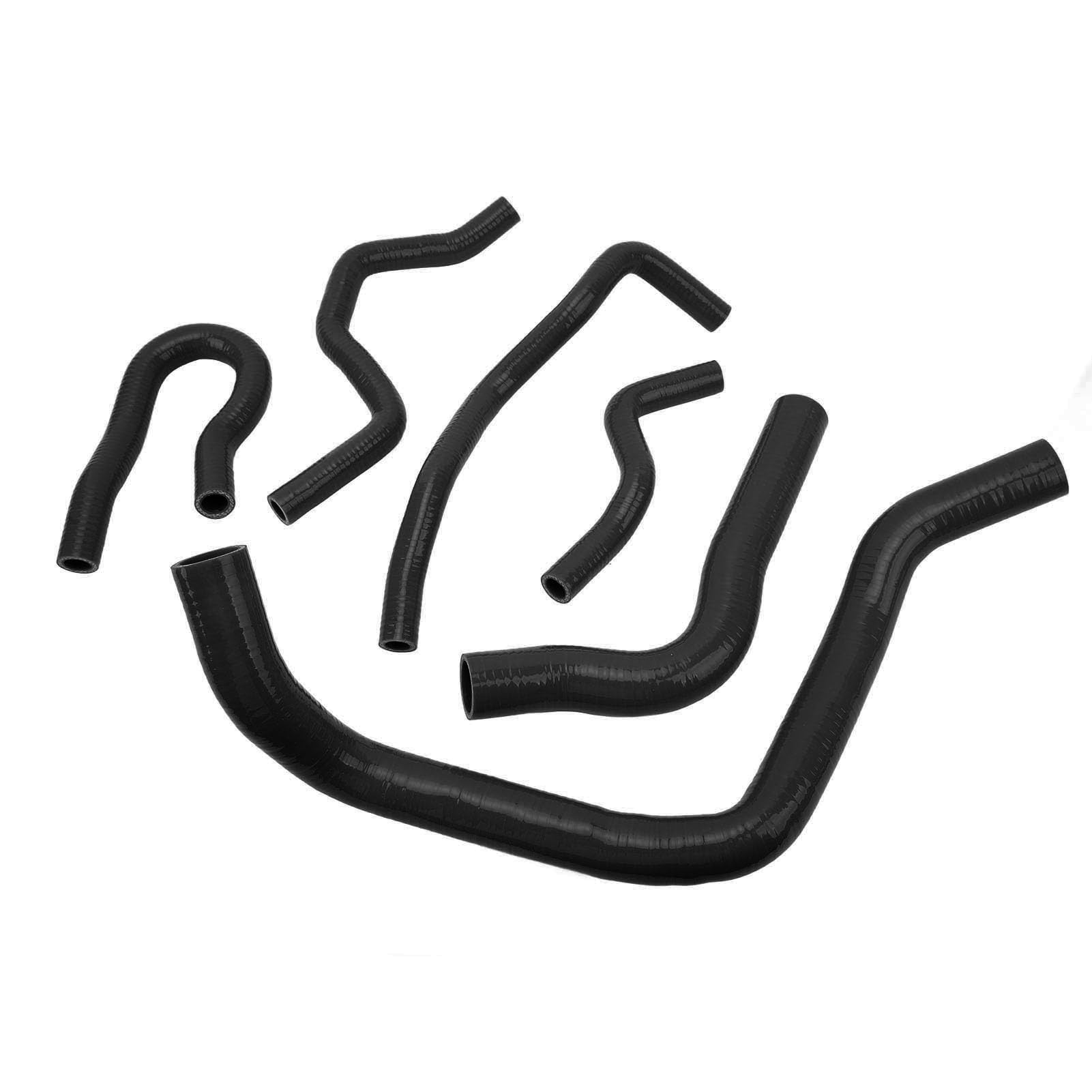 Generic Zestaw Węży Płynu Chłodzącego Chłodnicy do Type R EK EG B16A B18C B20B, Trwały Zestaw Silikonowy Zapewniający Efektywny Transfer Płynu Chłodzącego, 6 szt. (BLACK)