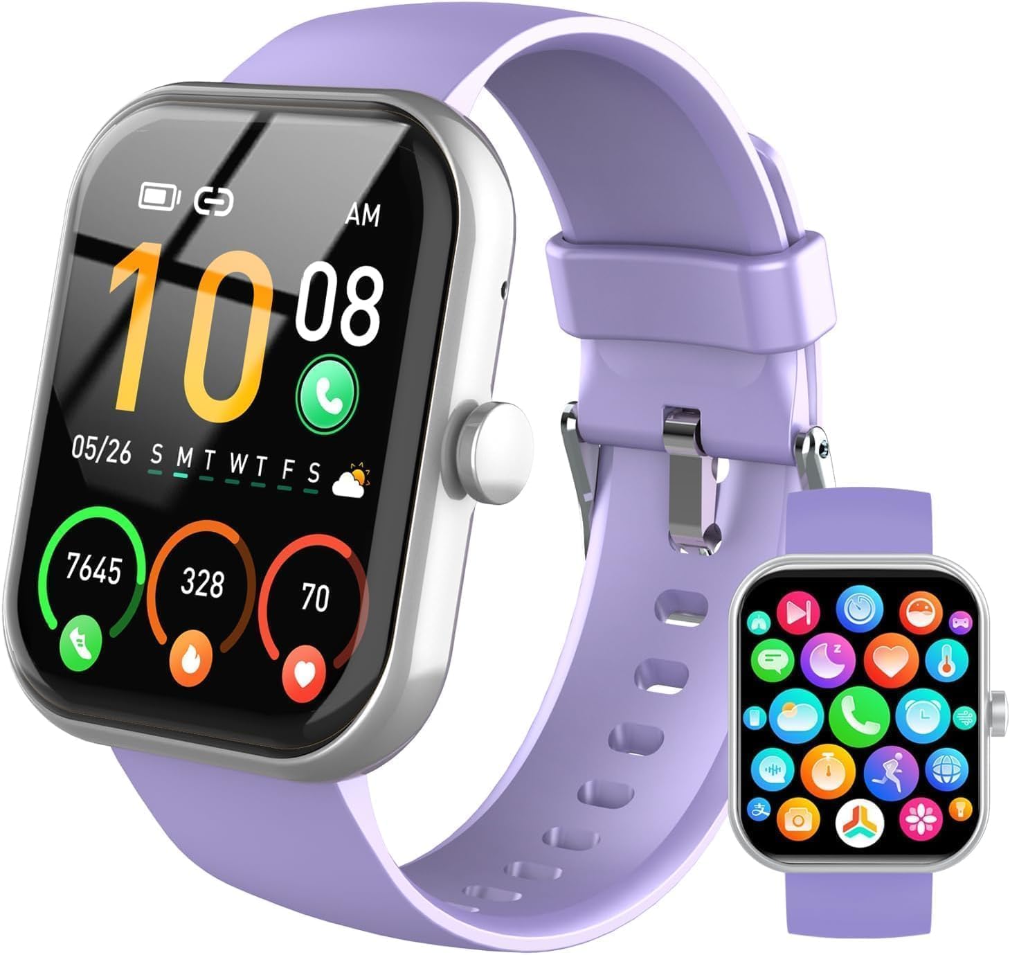 Smart Watch for Men Women (Answer/Make Call), 1.96"HD Smartwatch with Heart Rate/Sleep Mo…