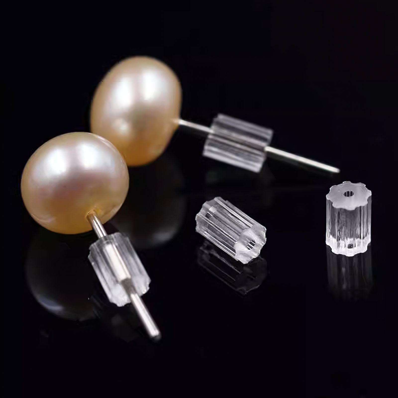 Tappi Per Orecchie In Silicone 400 Pezzi Trasparenti Accessori Per Orecchini
