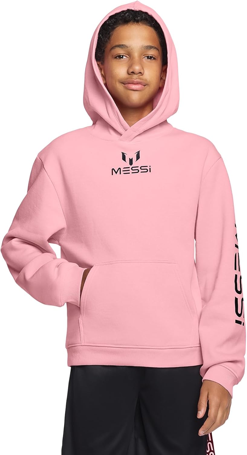 Messi boys Long Sleeve, Standard Fit Hoodie Sweatshirt, Comfortable Fleece - Image 2