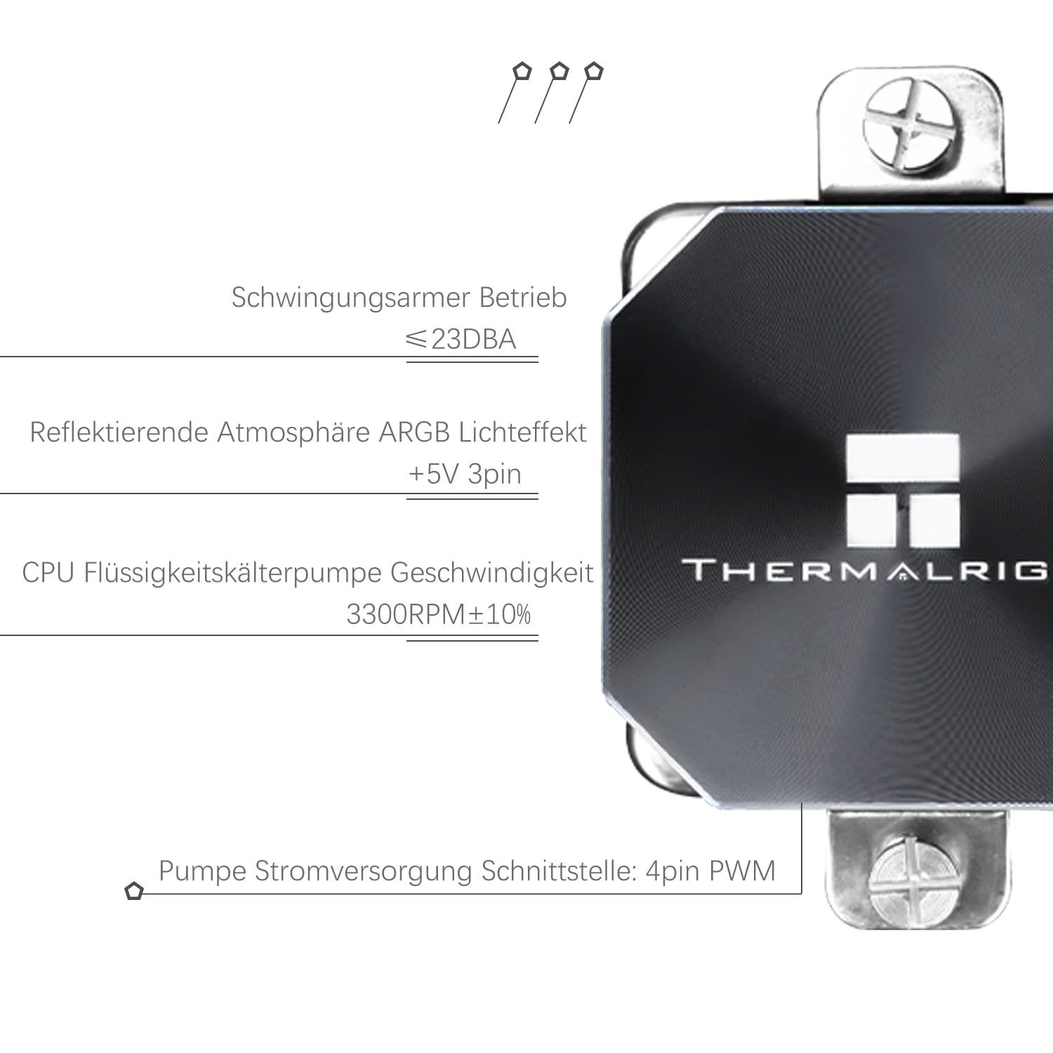 TR-Thermalright Frozen Edge 360 - Radiatore liquido CPU 360 mm, facile da installare, per AMD/AM4/AM5, Intel LGA1851/1700/115x/1200/2011