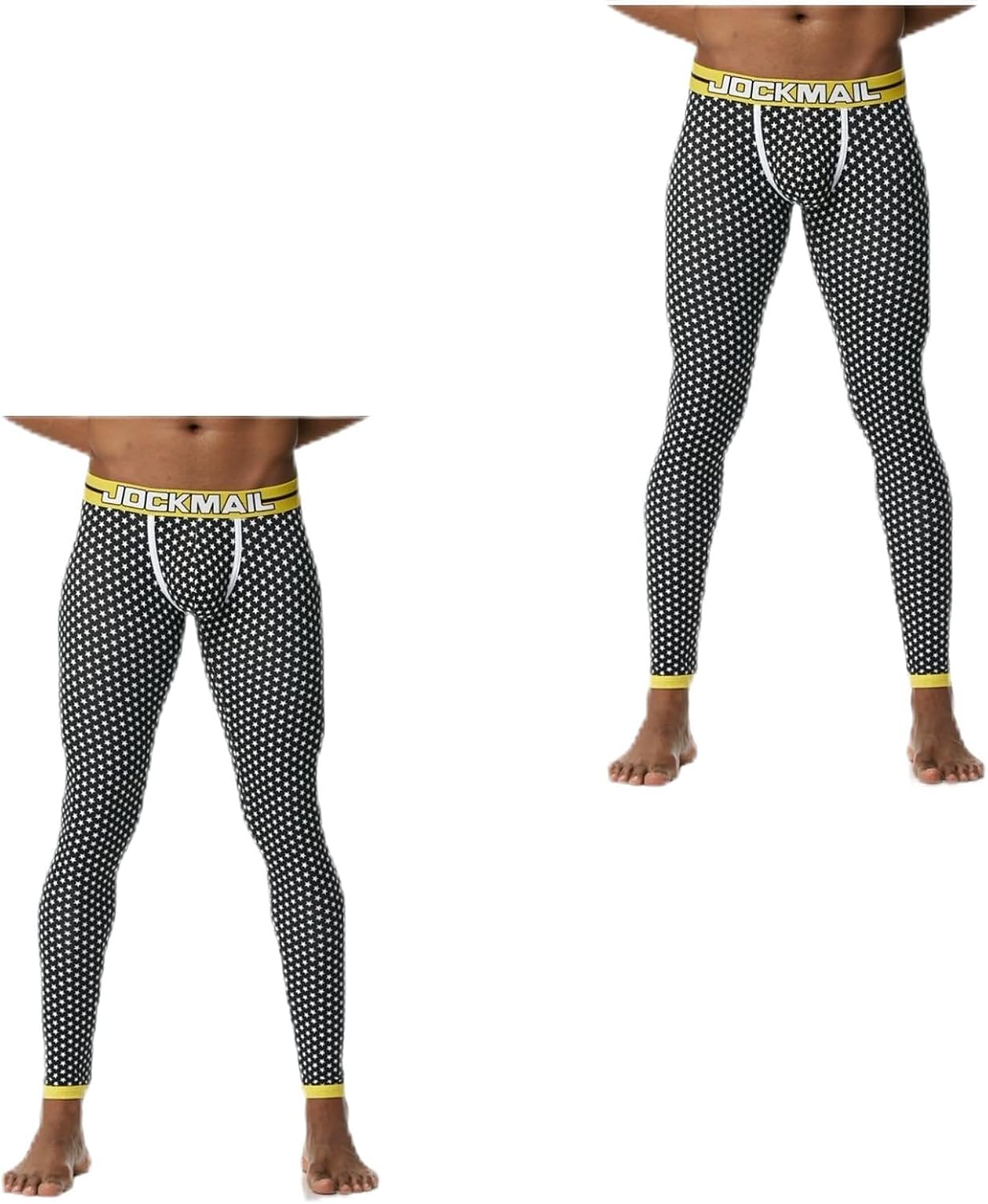 JOCKMAIL Long Johns Pants Men Thermal Underwear Cotton Printed Mens Thermal Underwear Sleeping Bottoms Leggings Pant