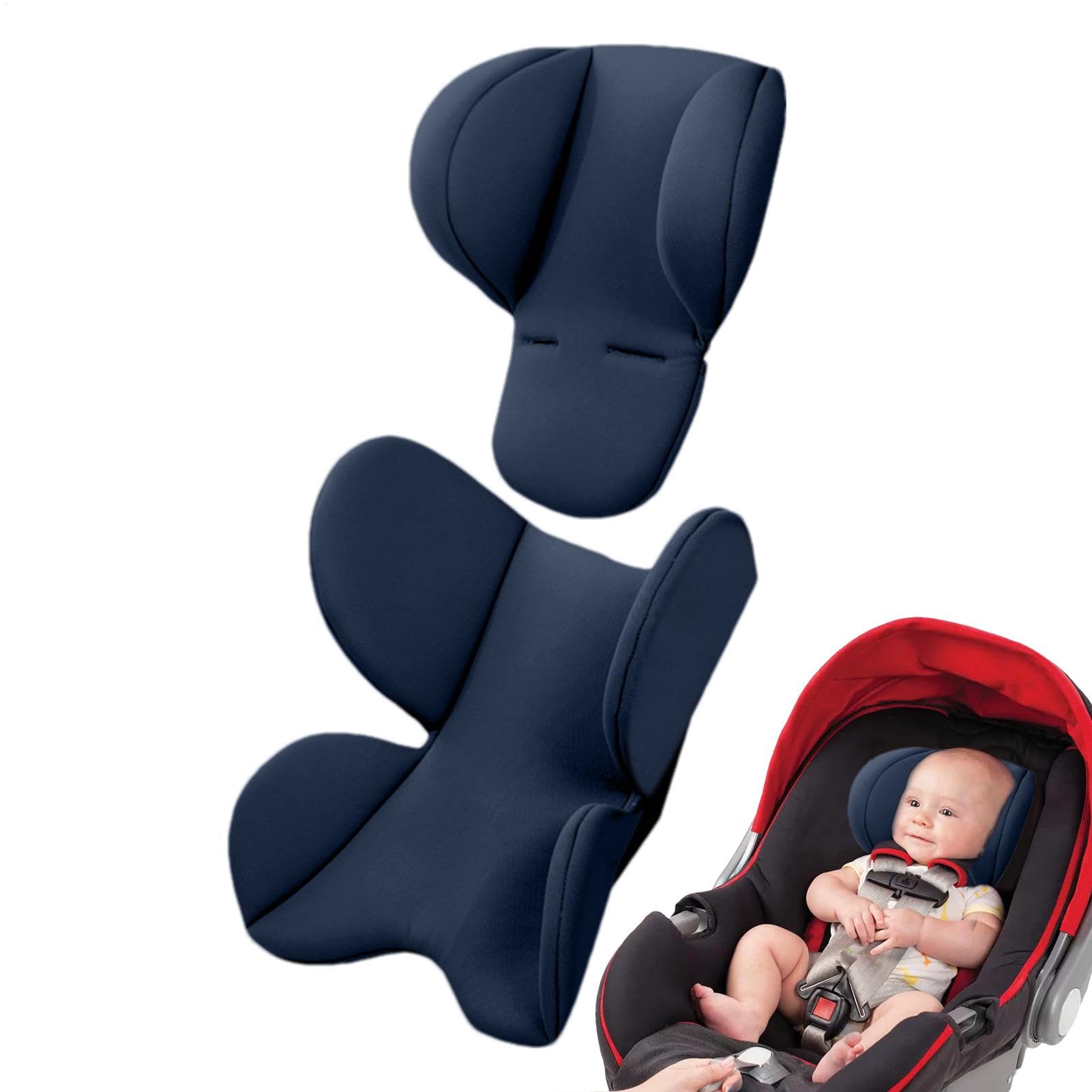 Yonuaret Newborns Car Seat Head Support Baby Support Cushion Pillow Soft Stroller Cushion Pads Head Neck Seat Insert Pad,baby Seat Pad Cushion Baby Car Seat Cushion For Stroller Car Seat