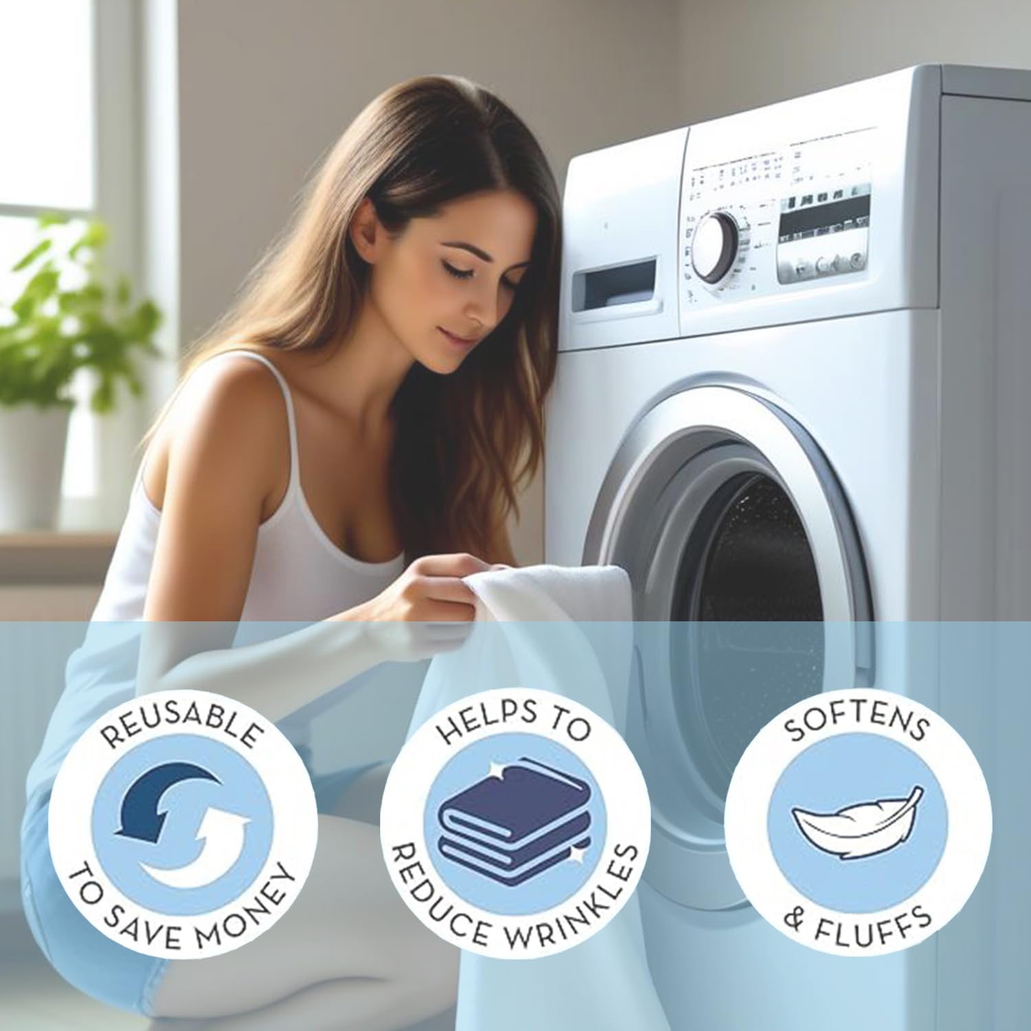 Reusable Wash Bed Sheet Detangler Prevent Bed Sheet Tangles Wrinkles in Washer Dryer Reduce Drying Time 4 Pack Green