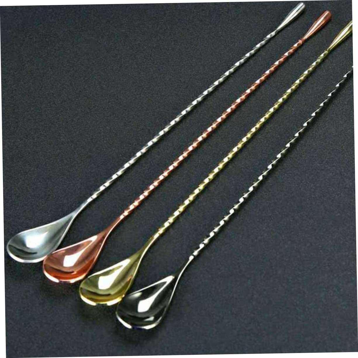 CIYODO Mixing Bar Spoon Mixing Stick Stainless Steel Swizzle for Home Bar Restaurant