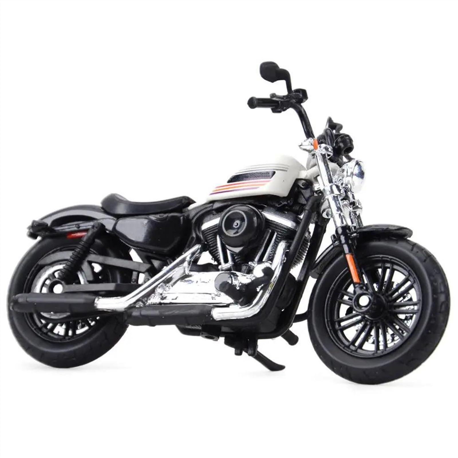 SEYXF Motorbike Toy Motorcycle Metal Model Collection Simulation Diecasts Gifts 1:18 for Harley for Davidson Forty Eight Special 2018(White)