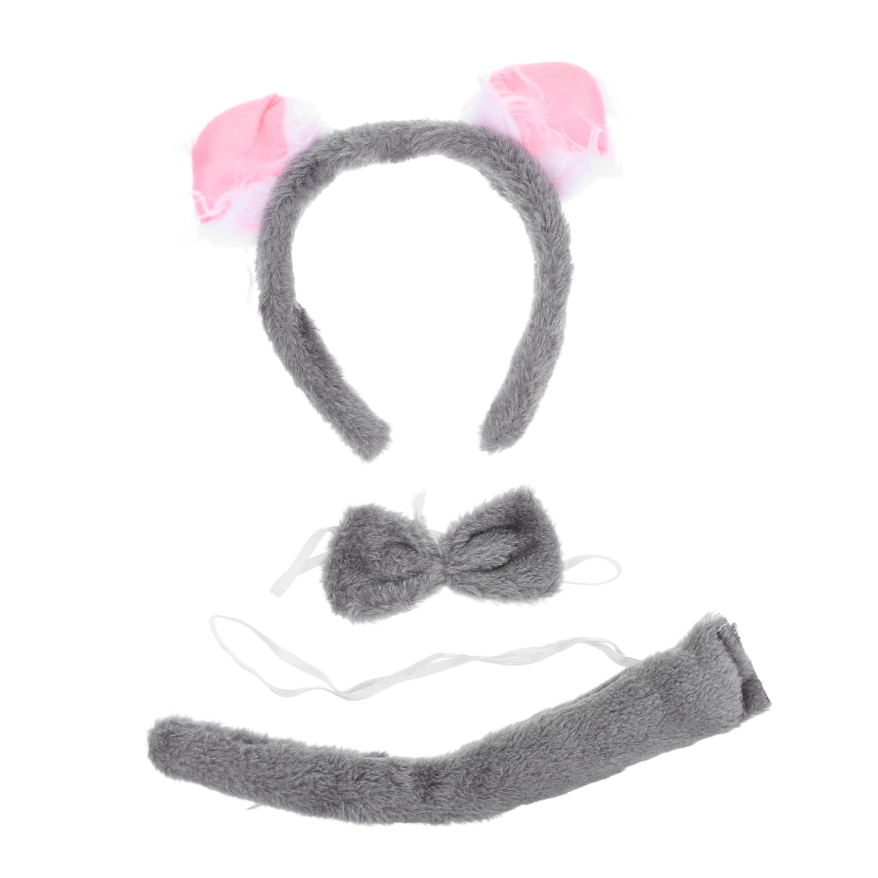 Koala Kostüm Set – 3-teilig Mit Ohrenband, Fliege & Schwanz, Für Cosplay, Party & Mottotage