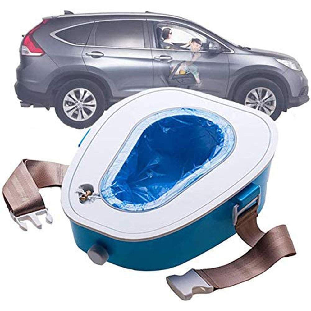 Draagbaar auto-toilet-mobiel noodtoilet-urinoir, draagbaar potje voor volwassenen/kinderen/zwangere vrouw/oude man, voor noodgevallen buitenshuis, kamperen, wandelen, autorit