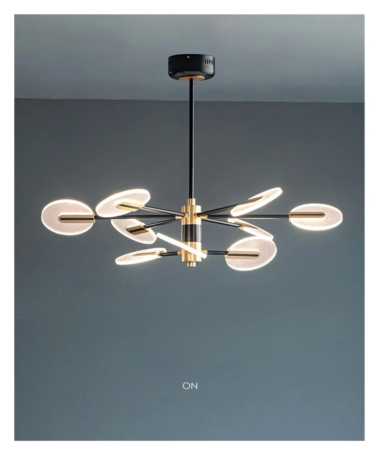 Lámparas de araña, MSZGJY Lámpara Colgante Simple y Moderna, lámpara LED Creativa for Sala de Estar, Dormitorio, Estudio, Comedor, iluminación nórdica Arte Lujo(B,Cold)