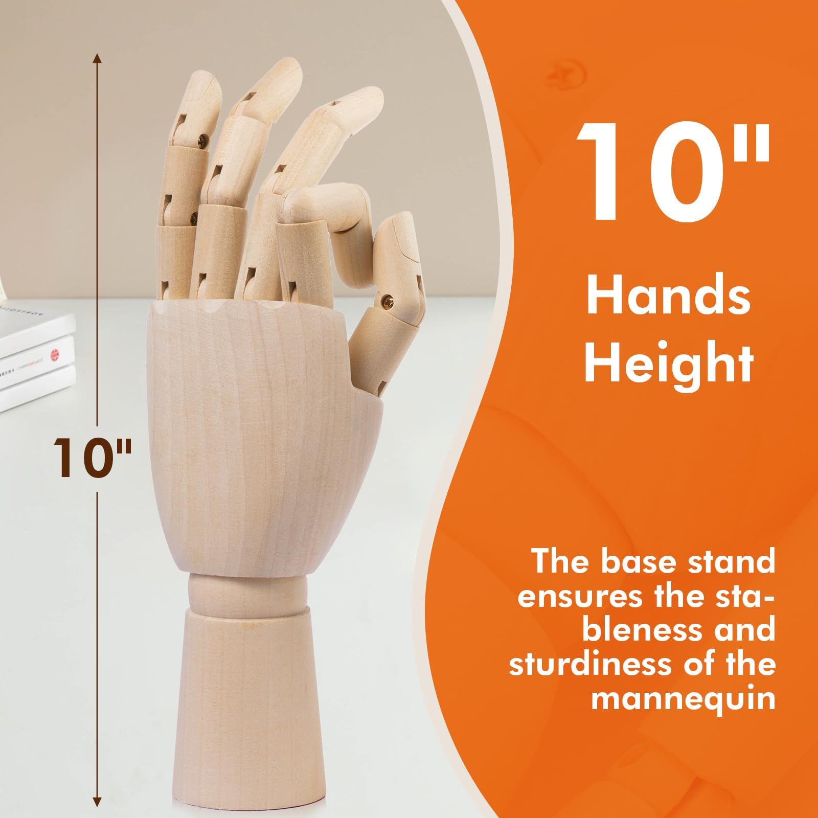 Dessin De Modèle à Main En Bois Dessin Doigts Mobiles Articulés Mannequin | FR