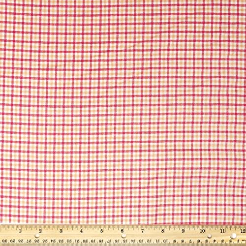 Stitch & Sparkle G19077 Waverly Inspirations Cotton 44 Inch Plaid Coral Color Sewing Fabric cover