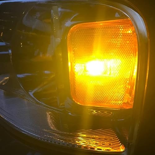 Miniatura 4 de Alla Lighting - Bombillas de luces LED 301418-SMD super brillantes de alta potencia LED 194 168 2825 175 W5W amarillo ámbar con cuña T10 para