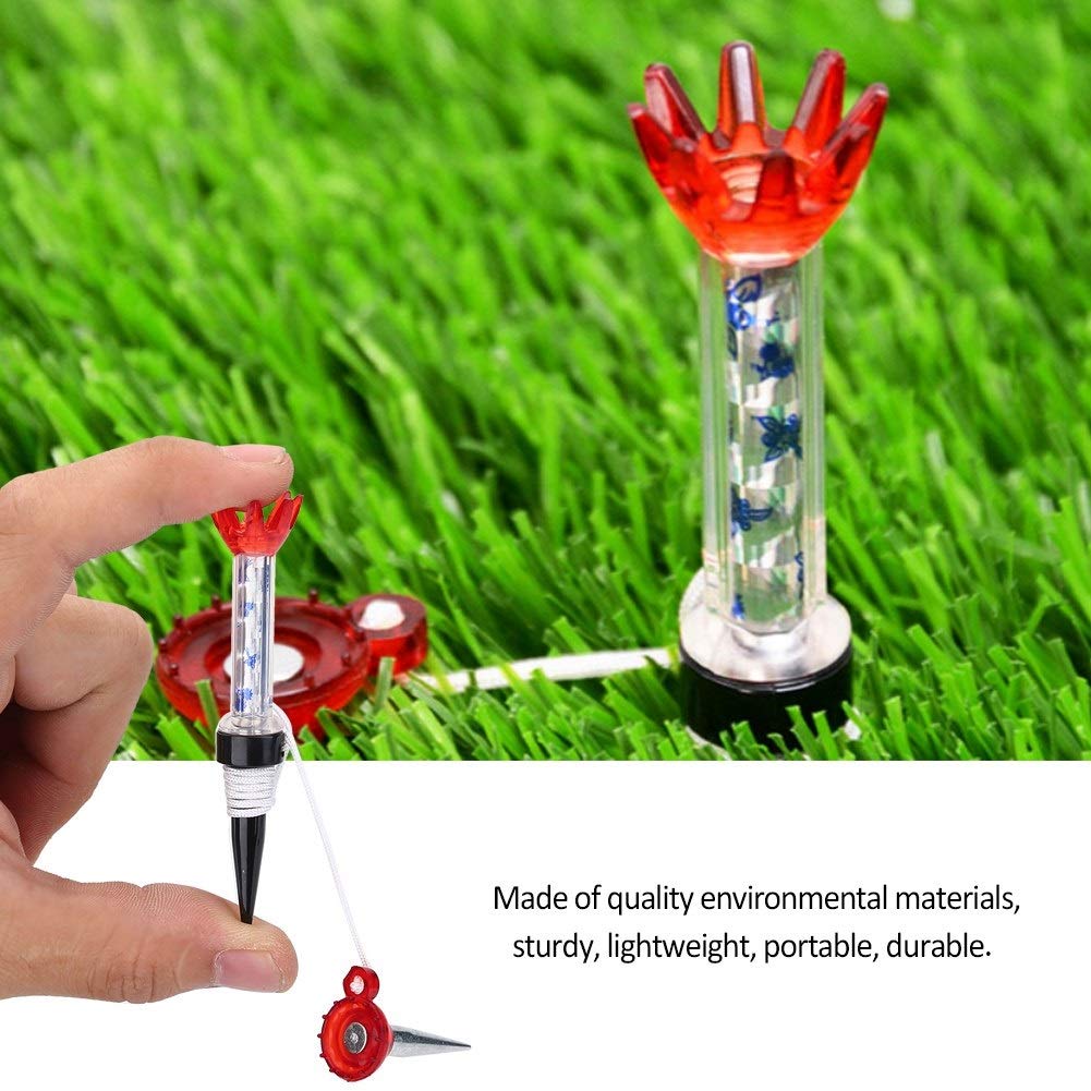 VOBOR Golf Magnet Tee - Set da Golf Magnetico in Plastica Tees, 80 Mm Strumento di Allenamento Riutilizzabile Accessorio Pratica per Golfista, Blu E Rosso, (4 Pezzi)
