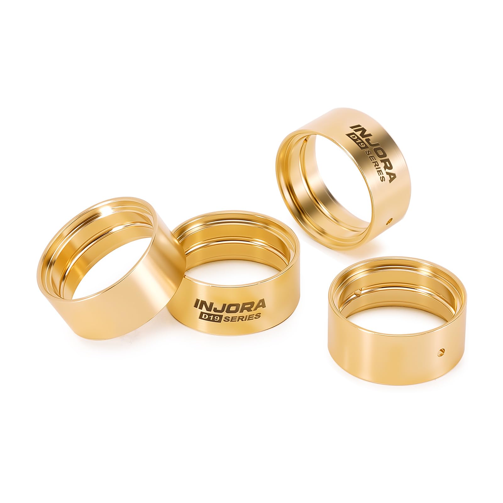 INJORA Brass Inner Clamp Rings for INJORA 0.7" D19 Wheels - 2