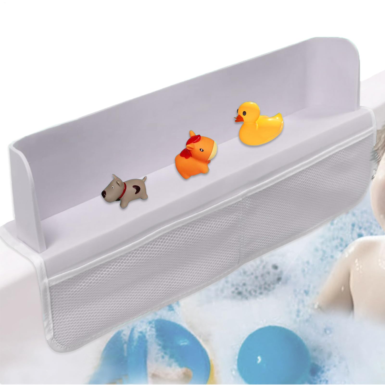 Paraspruzzi per vasca da bagno - Silicone 54x40x10 cm Dimensioni |