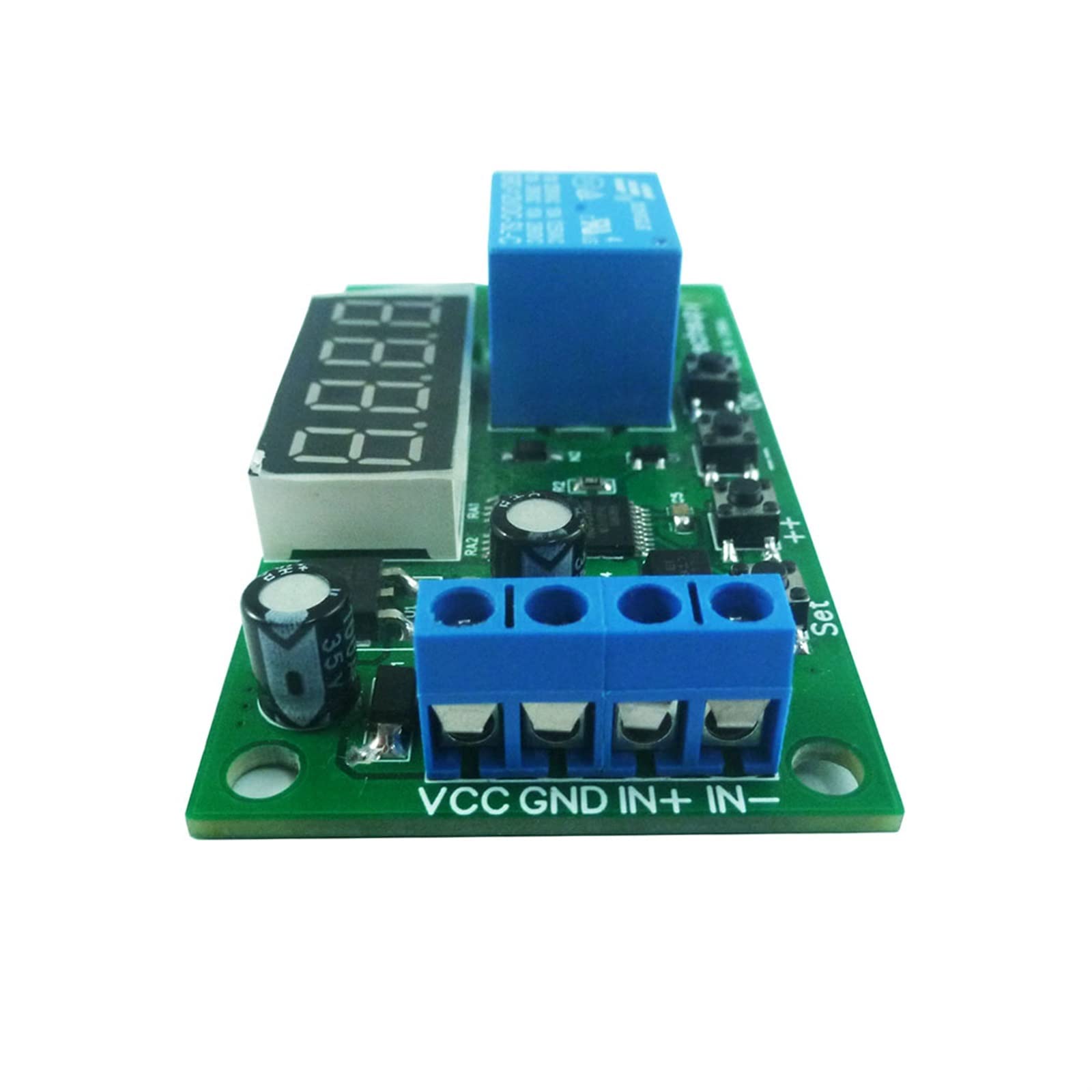 DC 5V 12V 24V Multifunktions-Impulszähler Verzögerungszeitrelais Einfaches Modul(24V)