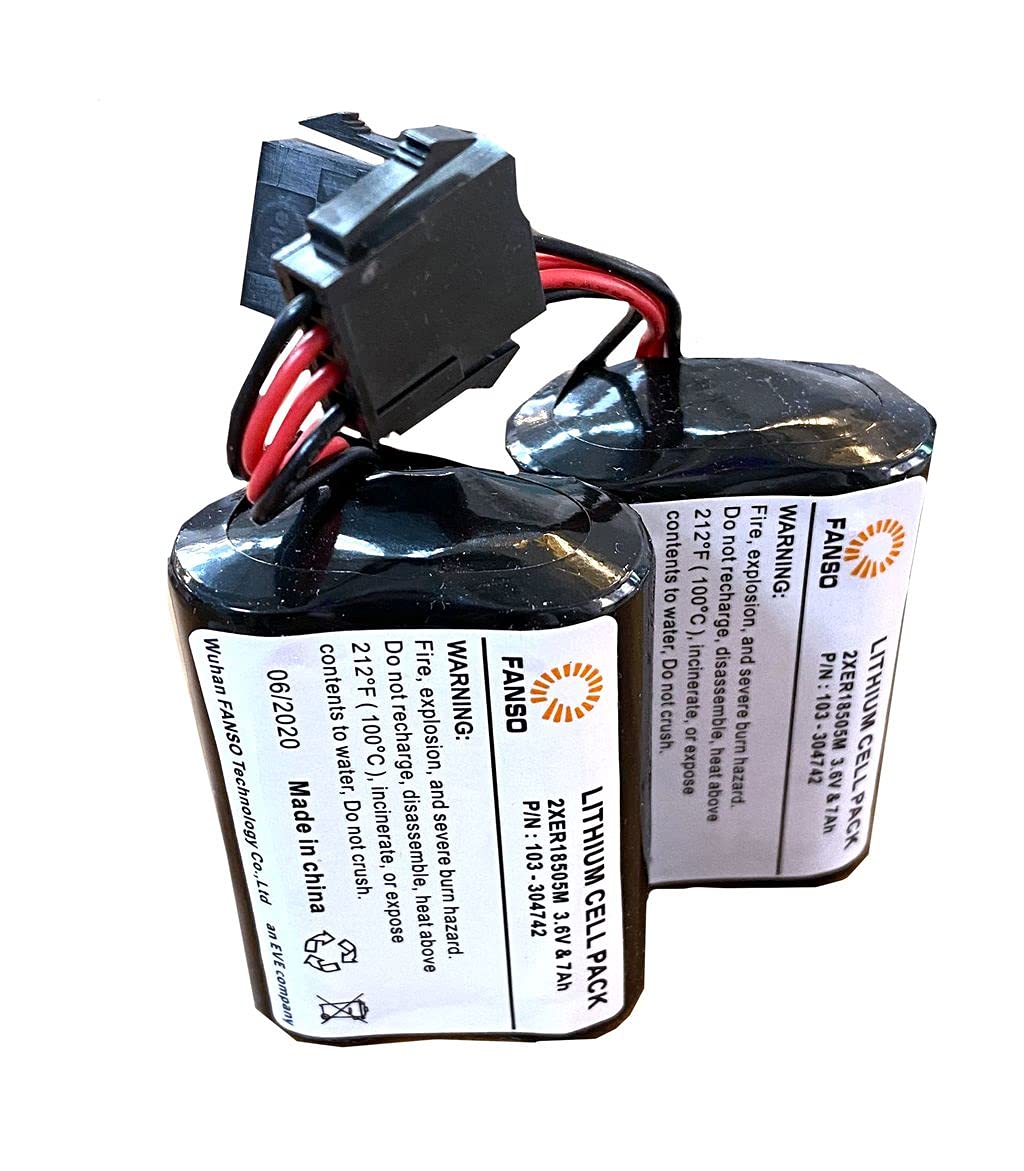 Visonic Siren Battery MCS740 SR740 PG2, PowerMax Bell Box, Extended