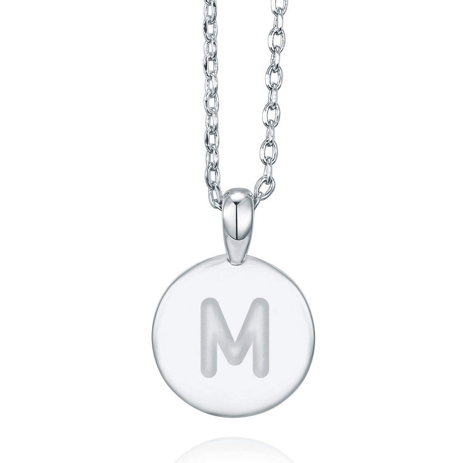 PAVOI14K Gold Plated Initial Letter Pendant Necklace for Women | Gold Alphabetical Initial Necklace