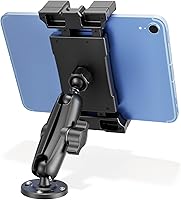 Vista 9 de OHLPRO Soporte para tablet para camión, base de taladro resistente, soporte de coche para iPad, mini, Samsung Galaxy (7 a 11 pulgadas) para tablero