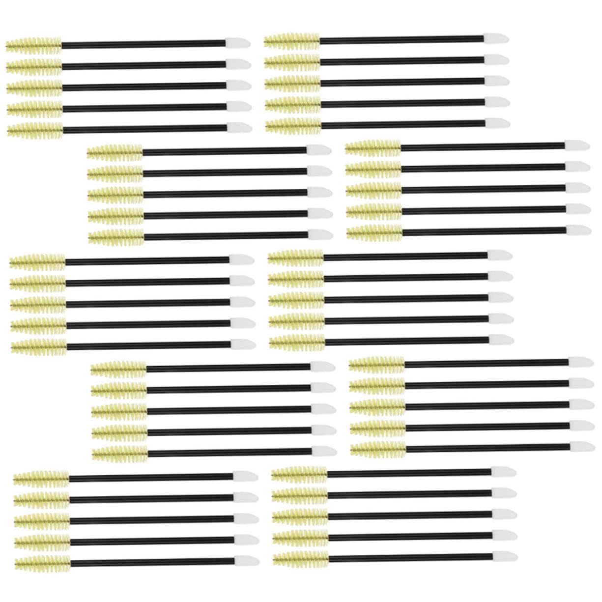 PartyKindom 50Pcs Disposable Eyelash and Eyebrow Brush Applicators Dual Ended Lash Tool for Makeup Travel Friendly Design for Professional and Home Use for Mascara and Brow Styling
