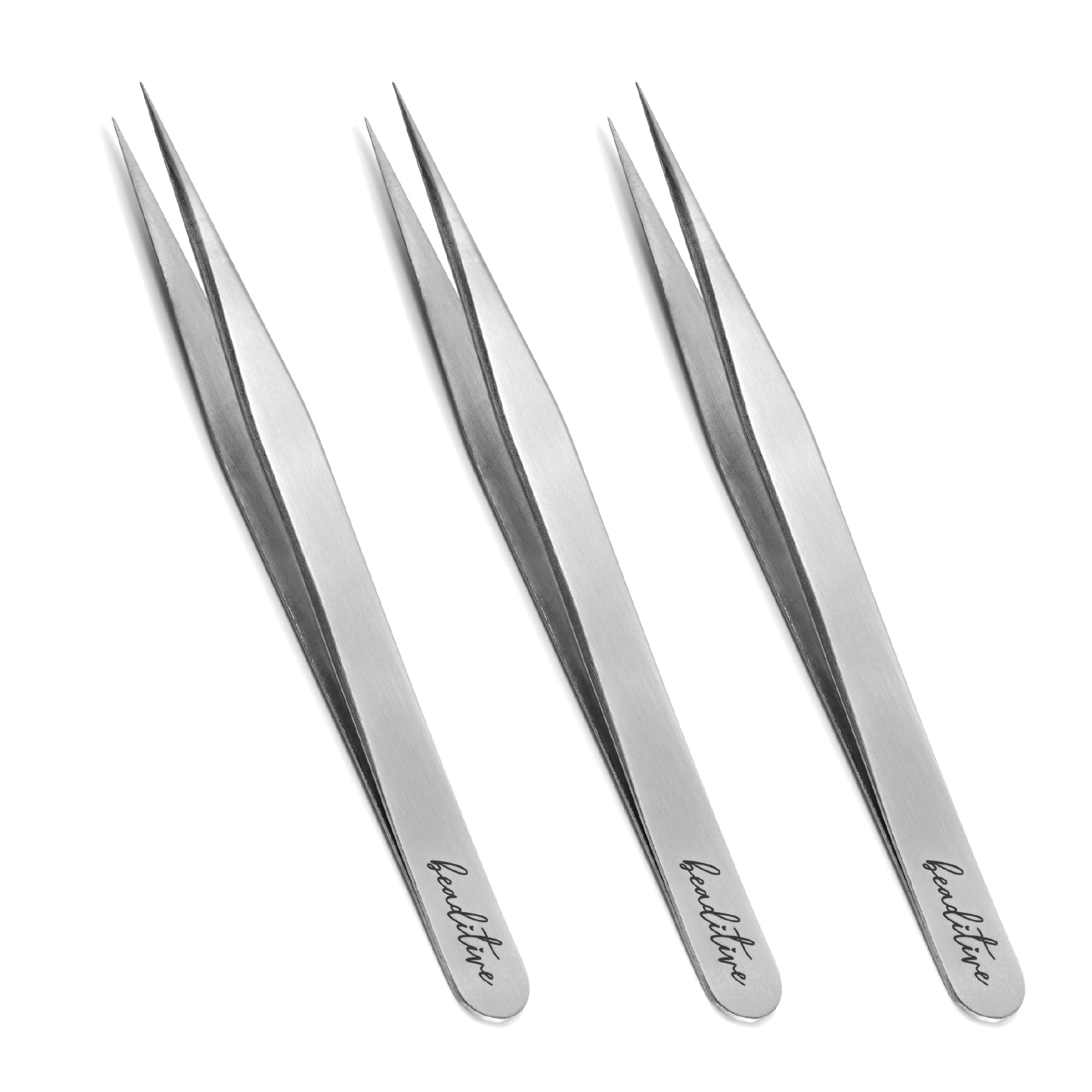 Beaditive High Precision Tweezers 3 Pack