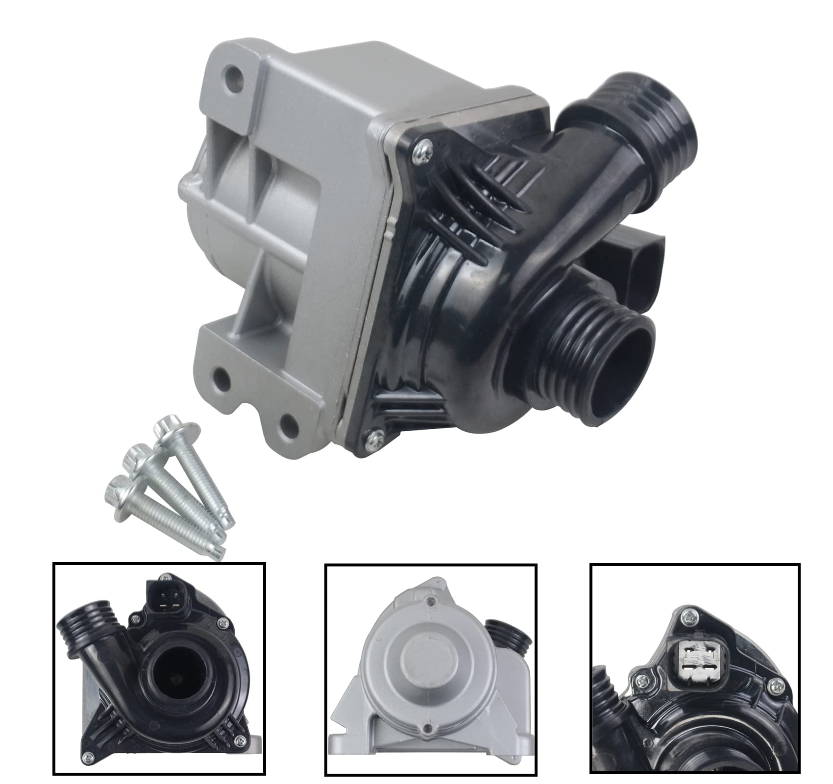 Bisenya Bomba de agua eléctrica compatible con E82 E88 E90 E91 E92 E93 F10 F11 F07 F06 F13 X3 X5 X6 Z4 3.0L N55 A2C59514607 11517632426 11517586928