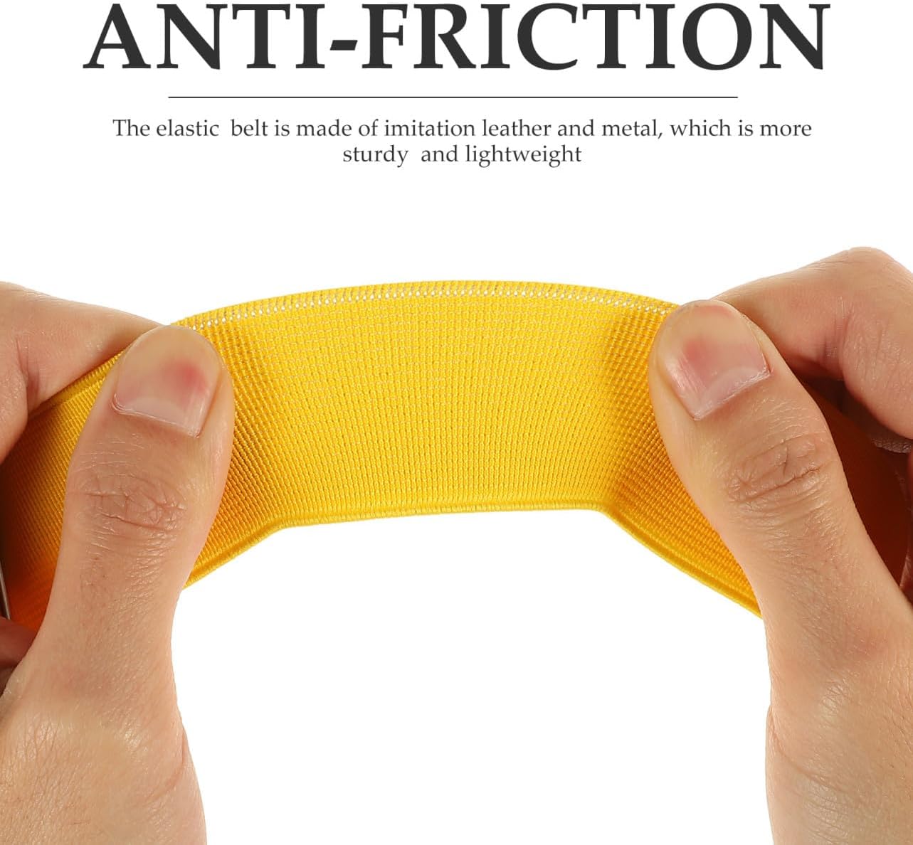 Elastic Baseball Belt for Men and Women Stretch Pu Sports Belt Adjustable Softball Waistband for Outdoor Team Sports Yellow Color for Youth and Adults Random Color