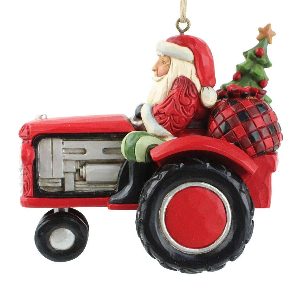 Décoration de Noël Père Noël tracteur Jim Shore 6009132 Country Living