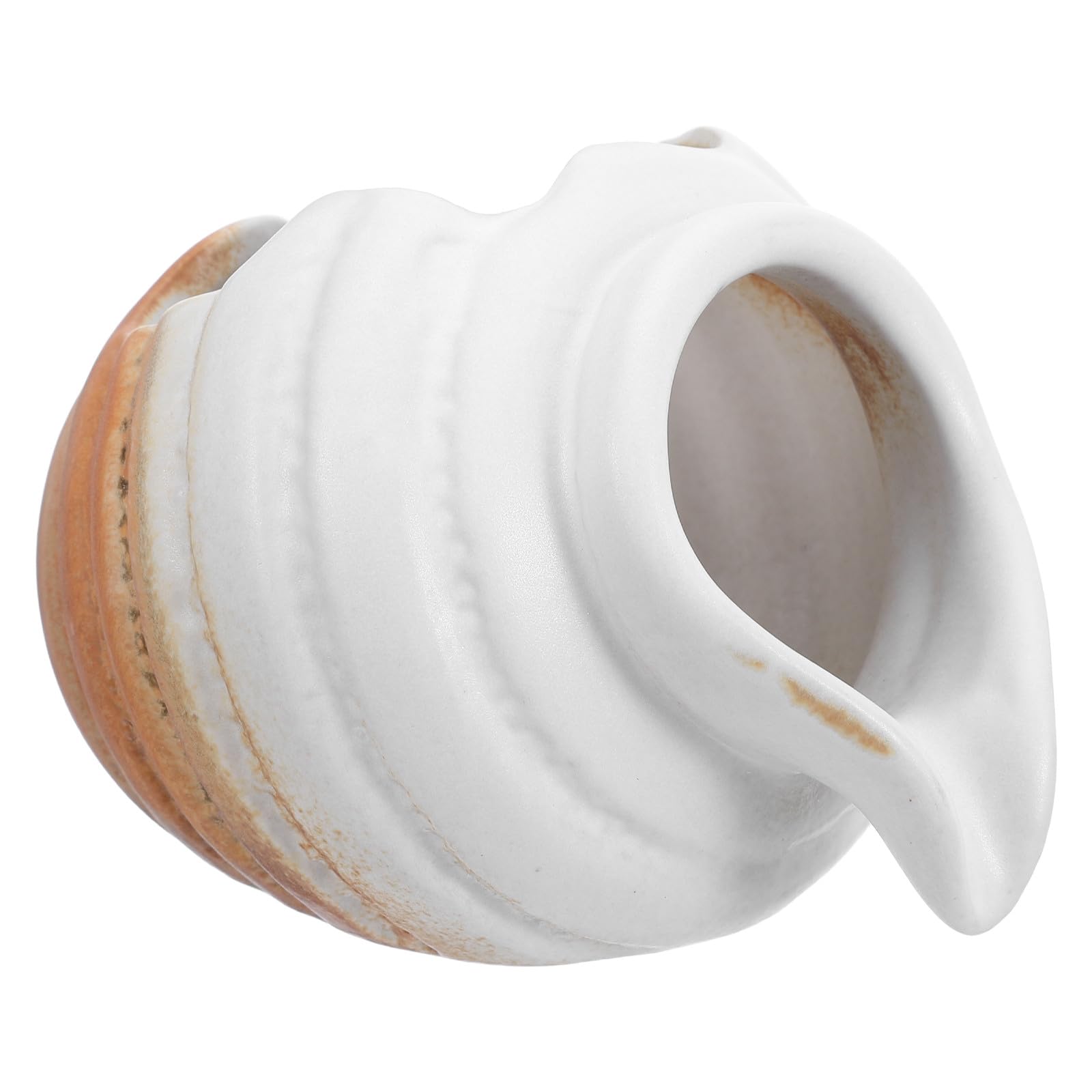 Operitacx Ceramic Pond Spitters for Small Ponds - Garden Waterfall Jar Fountain Spitter - Circulating Water Feature for Fish Tank Filtration and Decoration