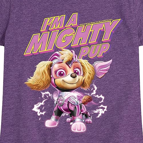 HYBRID APPAREL - Paw Patrol The Movie - I'm A Mighty Pup - Toddler & Youth Girls Short Sleeve Graphic T-Shirt3