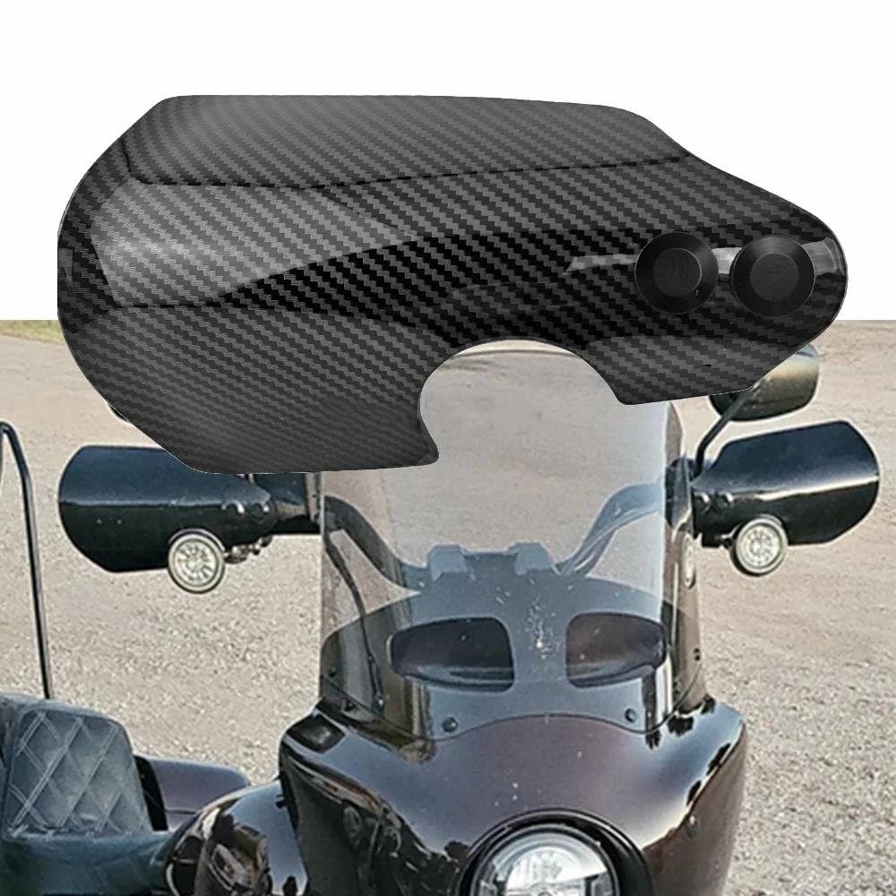 Garde-mains Moto Protège-mains De Moto Guidon Pour Harley Softail Dyna Road King Fat Boy Fat Bob Low Rider Protège-mains Protège-mains CYPMDW(Gloss Black)