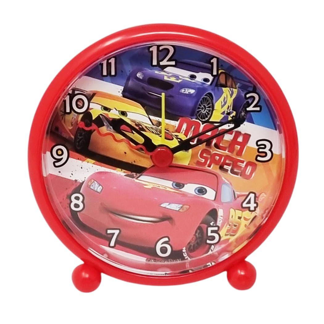Disney Cars Lightning McQueen Bedside Alarm Clock 10 x 10 cm