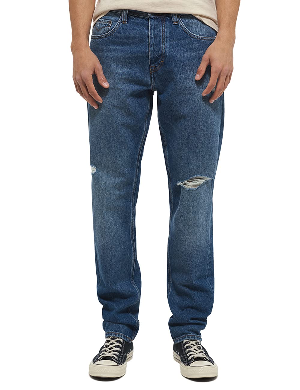 MUSTANG Men's Albert Jeans, Mittelblau 585, 31W / 32L