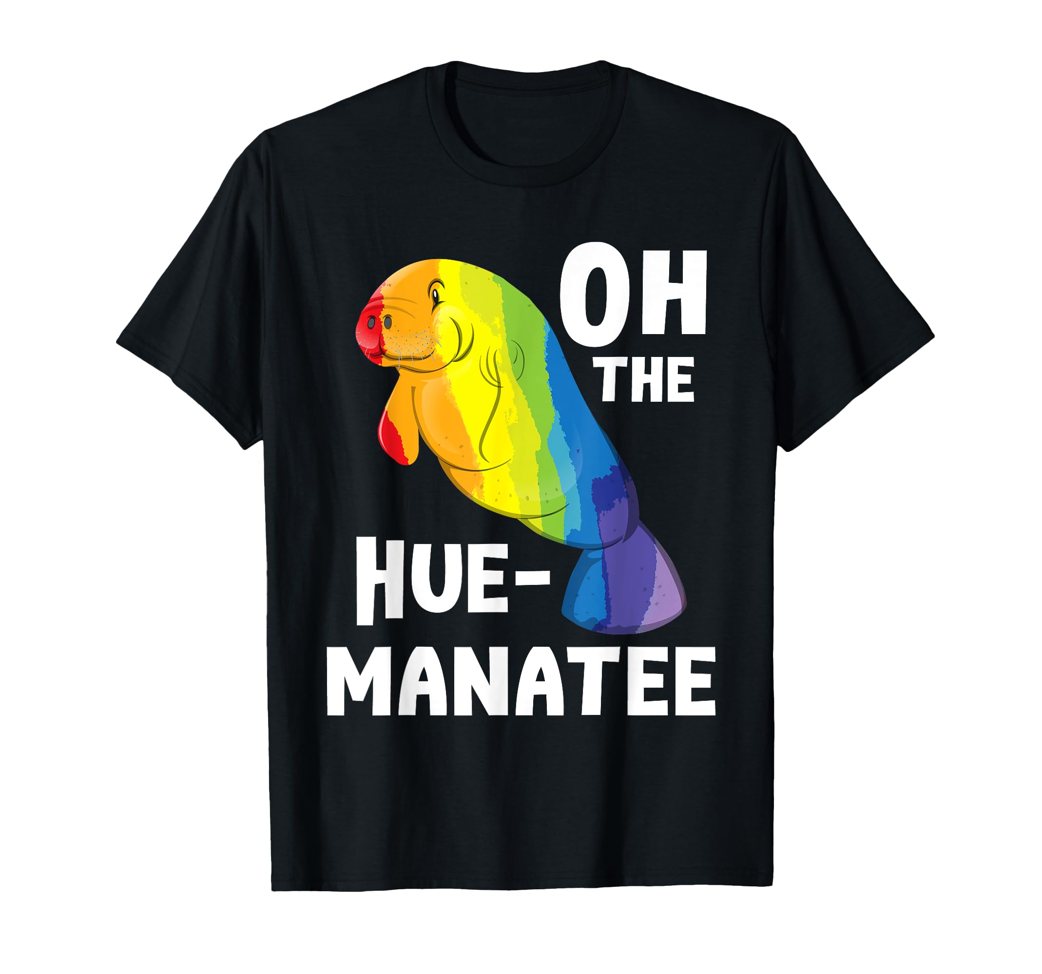 Funny Manatee ShirtsOh The Hue Manatee - Zookeeper Marine Biologist Zoologist T-Shirt