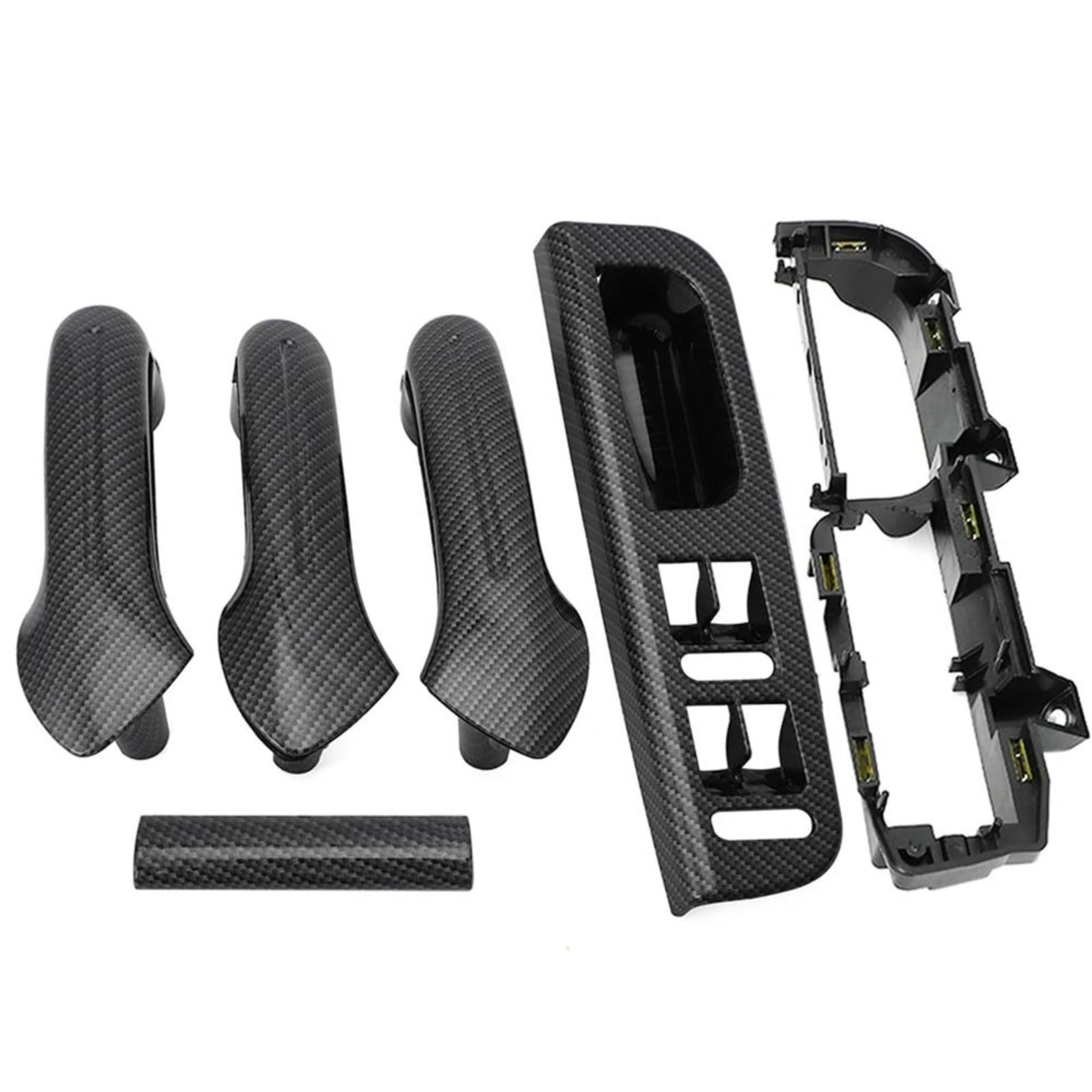 Lvxvmozeok One Color Interior Door Handle Armrest For Bora For Golf For 4 Mk4 For Jetta 1999-2004 For For Mk4 2004 Interior Grab Handle Inside Door(6Pcs)
